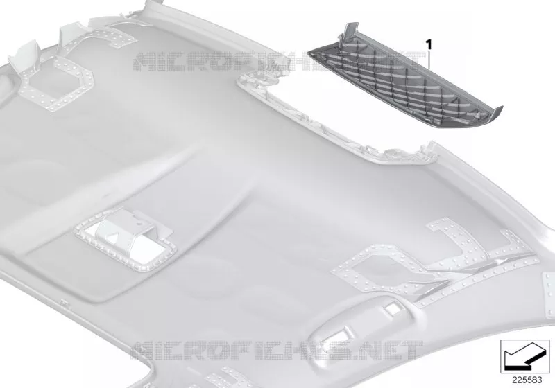 Pièces rapportées ind. ciel profilé BMW BMW Série 7 2007 760Li A 760Li