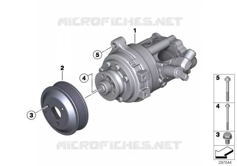Pompe hydraulique BMW BMW Série 7 2011 760Li A 760Li