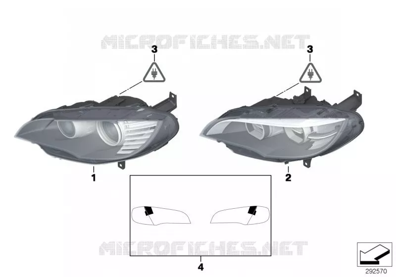 Projecteur BMW BMW X6 2008 X6 M A X6 M