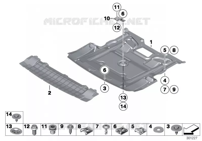 Protection de compartiment moteur BMW BMW Série 7 2012 740d A 740d