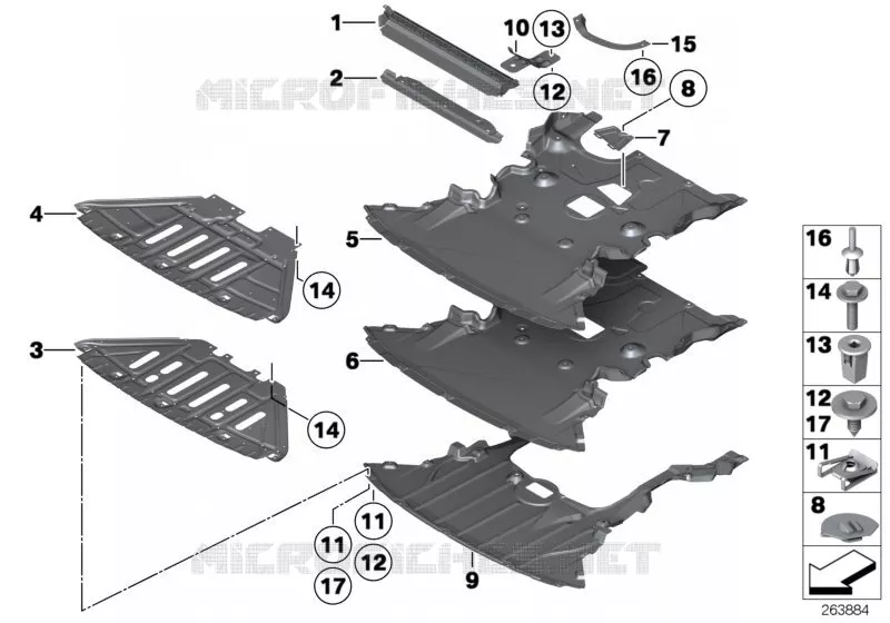 Protection de compartiment moteur BMW BMW X1 2011 X1 25dX N X1 25dX