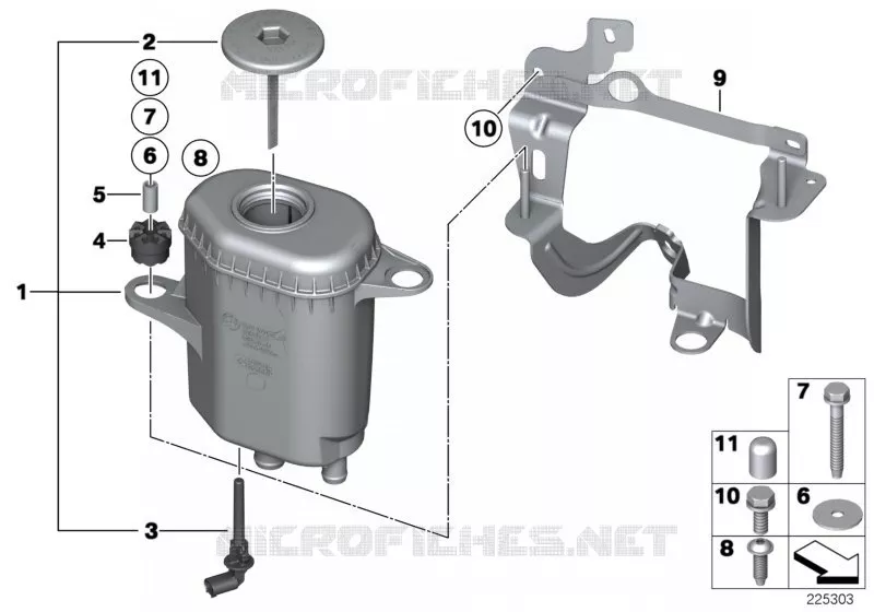 Reservoir dhuile / Pieces detachees BMW BMW Série 7 2007 740Li A 740Li