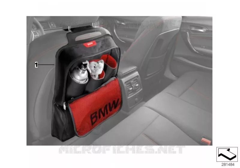 Sac de dossier BMW Lines BMW BMW Série 3 2011 320d N 320d