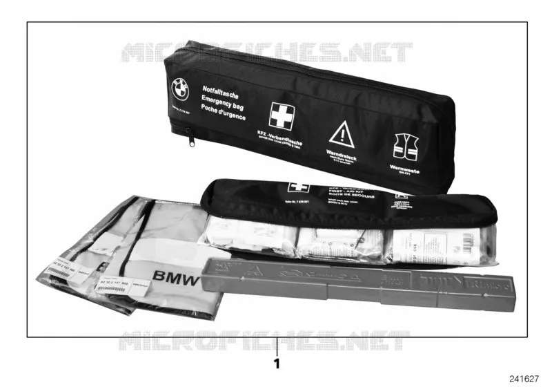 Sacoche durgence BMW BMW Série 7 2007 730Li A 730Li