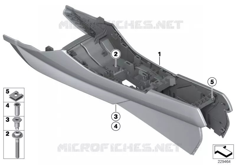 Support console centrale BMW BMW X3 2013 X3 18d N X3 18d