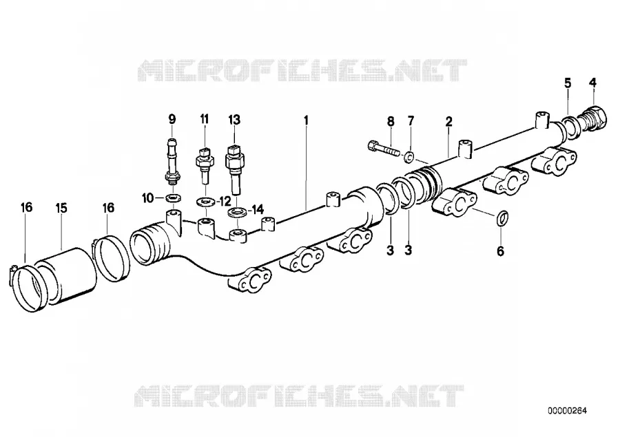 Systeme de refroidissement - durit BMW BMW Série 5 1992 M5 M M5