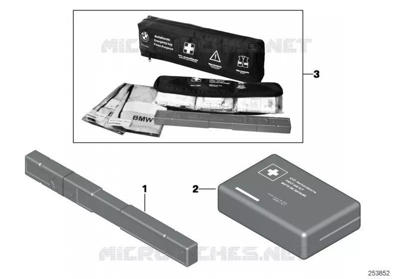 Triangle signalisation/Trousse d secours BMW BMW X3 2003 X3 2.0d N X3 2.0d
