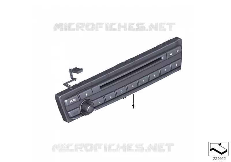 Unité de commande audio BMW BMW X3 2013 X3 18i N X3 18i