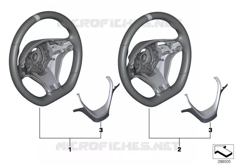 Volant M Performance sans afficheur BMW BMW Série 4 2015 418d N 418d
