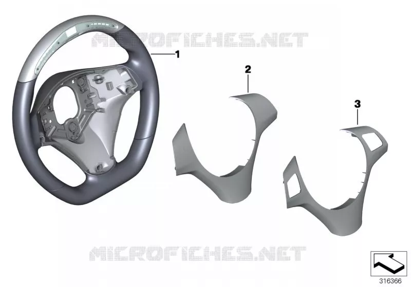 Volant Performance avec display BMW BMW Série 3 2004 330d N 330d