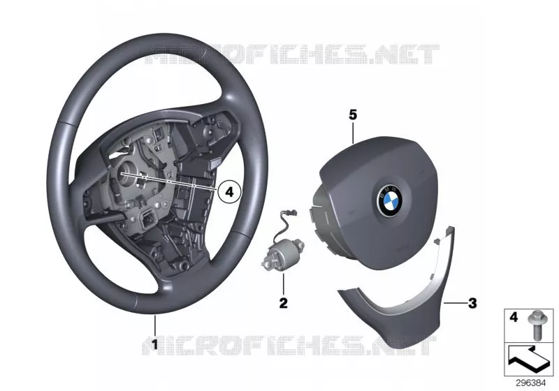 Volant airbag multifonctionnel BMW BMW Série 7 2007 750Li A 750Li