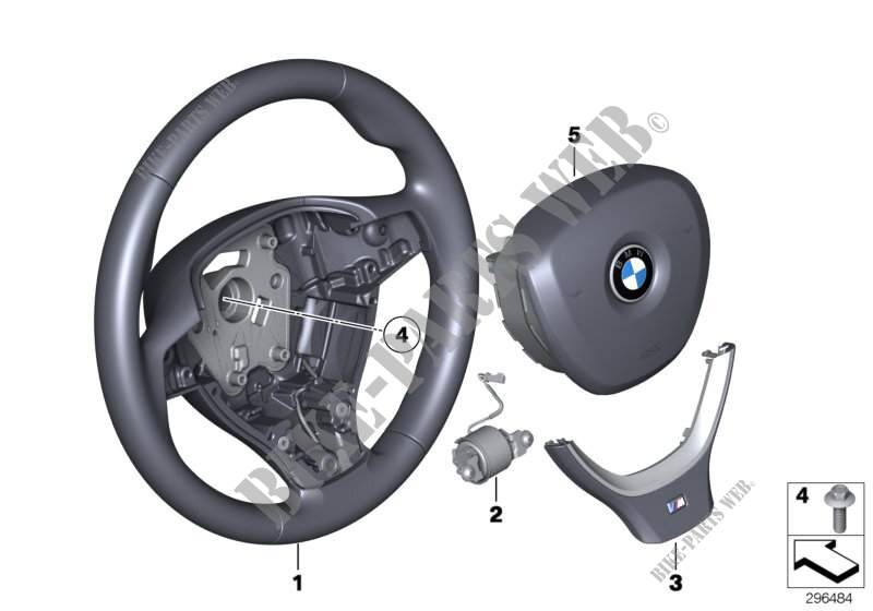 Volant sport M airbag multifonctions pour BMW 750LdX