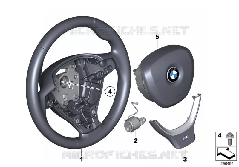 Volant sport M airbag multifonctions BMW BMW Série 7 2012 750Li A 750Li