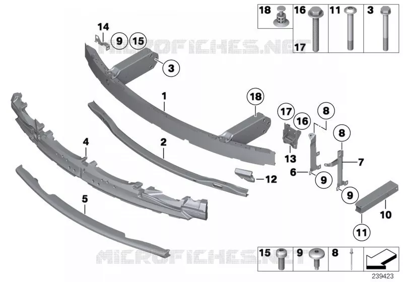 support avant BMW BMW Série 7 2012 740d A 740d