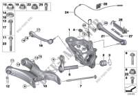 Cadre auxiliere arriere/suspension roues pour BMW X6 28iX