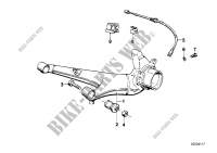 Cadre auxiliere arriere/suspension roues pour BMW 728iS