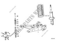 Cadre auxiliere arriere/suspension roues pour BMW 735i