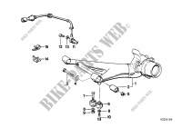 Cadre auxiliere arriere/suspension roues pour BMW 518i