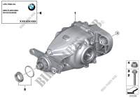 Pont arrière / fixation pour BMW X6 50iX 4.0