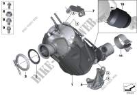 Pot catalytique/Filtre particules Diesel pour BMW X5 25d