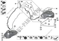 Réservoir SCR/pces montage/conduites pour BMW 425d