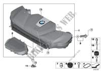 Silencieux dadmission/Filtre/HFM pour BMW X6 50iX 4.0