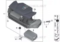 Silencieux dadmission/Filtre/HFM pour BMW X5 M