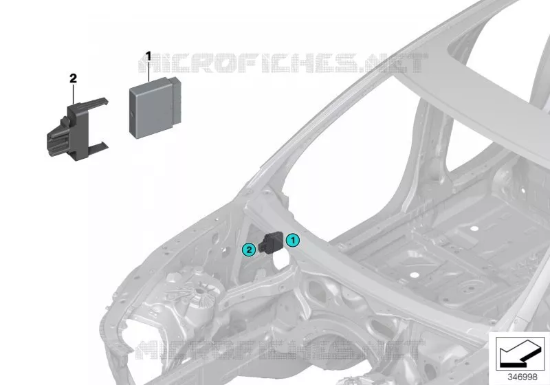Boîtier électron. Park Distance Control BMW BMW Série 5 2013 528iX N 528iX