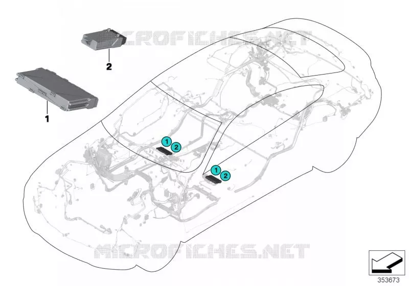 Boîtier électronique module de siège BMW BMW Série 4 2012 420d N 420d