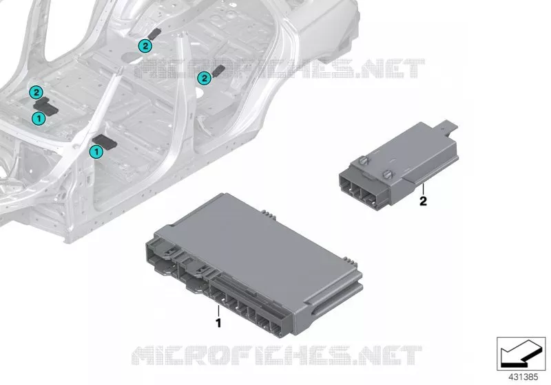 Boîtier électronique module de siège BMW BMW X5 2012 X5 25d A X5 25d