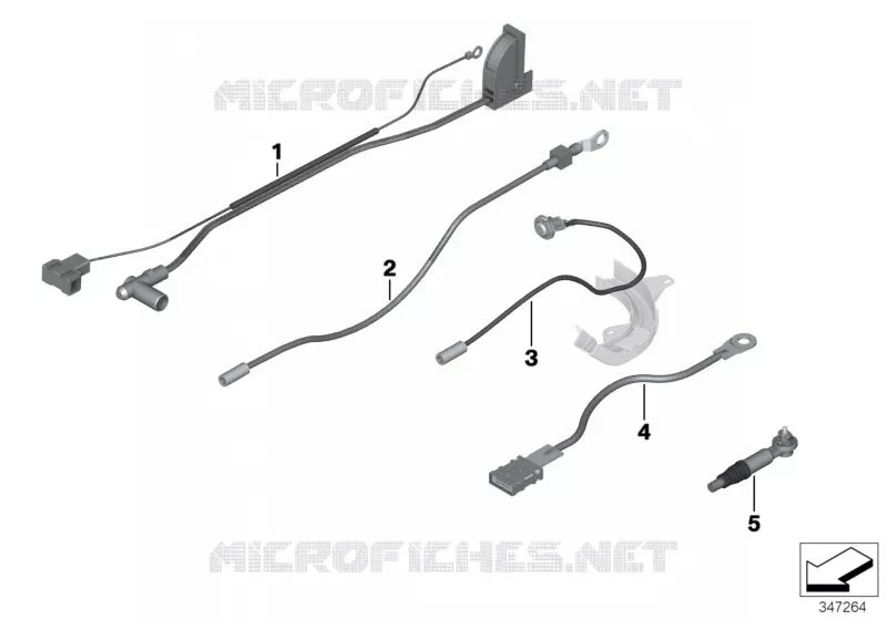 Câble rép. B+ BMW BMW X1 2008 X1 18dX N X1 18dX