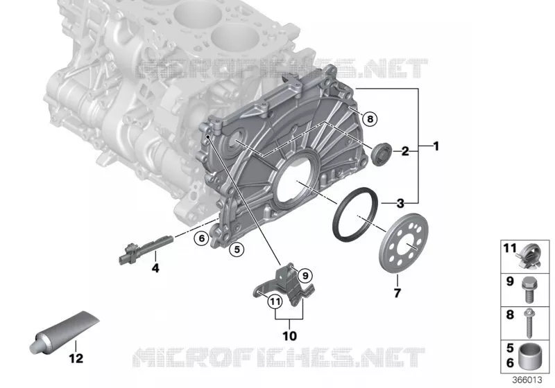 Carter de distribution BMW BMW X4 2017 X4 25dX N X4 25dX