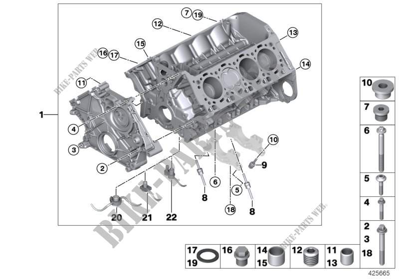 Carter moteur pour BMW X6 50iX 4.4