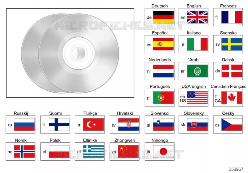 Cd/dvd BMW divers BMW BMW Série 7 2007 740Li A 740Li