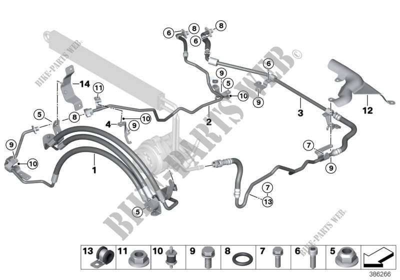 Conduites dhuile / Adaptive Drive pour BMW X5 M