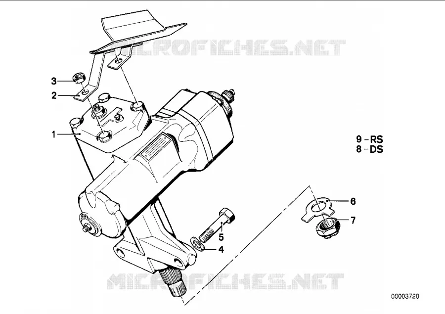 Direction hydraulique BMW BMW Série 6 1975 630CS M 630CS