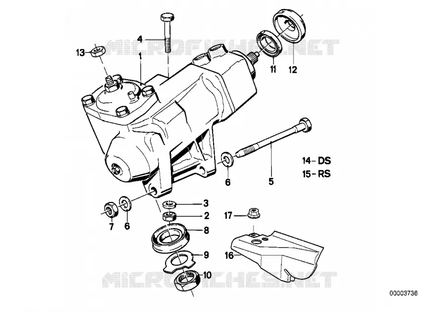Direction hydraulique BMW BMW Série 6 1979 628CSi M 628CSi