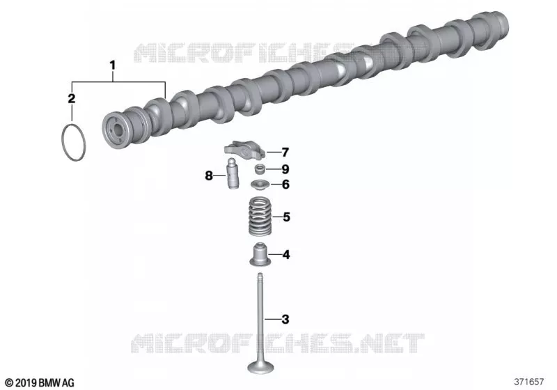 Distribution, arbre à cames, échappement BMW BMW Série 3 2012 M3 N M3