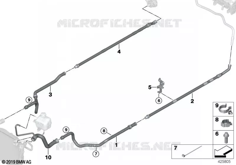 Flexibles système de refroidissement BMW BMW i3 2017 i3 A i3s 94Ah Rex