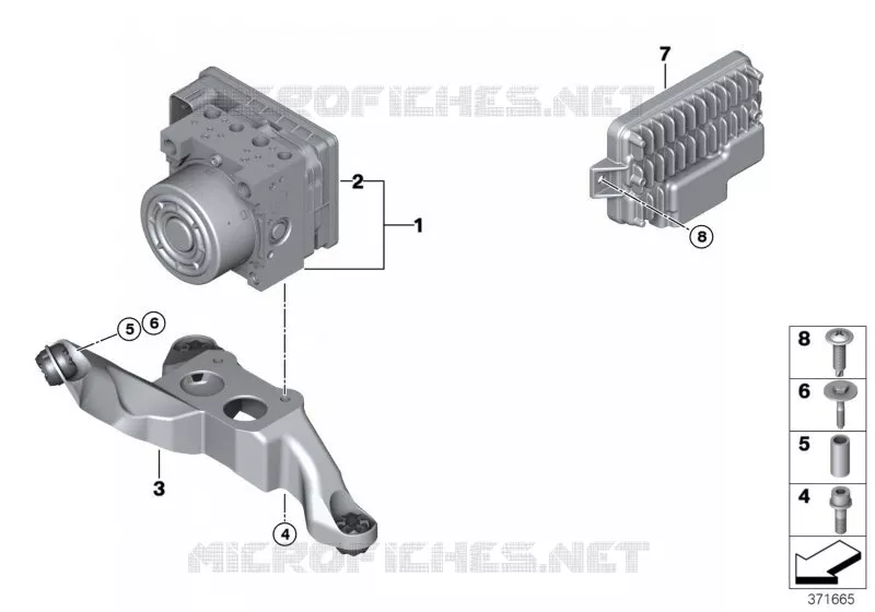 Groupe hydr.DSC/boît.de cde/support BMW BMW X2 2019 X2 25dX N X2 25dX