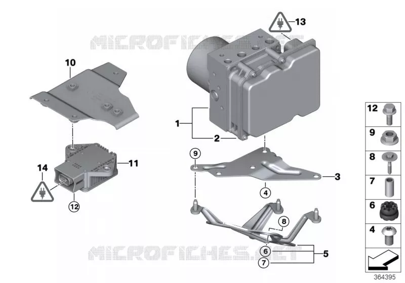 Groupe hydr.DXC/support/capteurs BMW BMW X1 2011 X1 18d N X1 18d