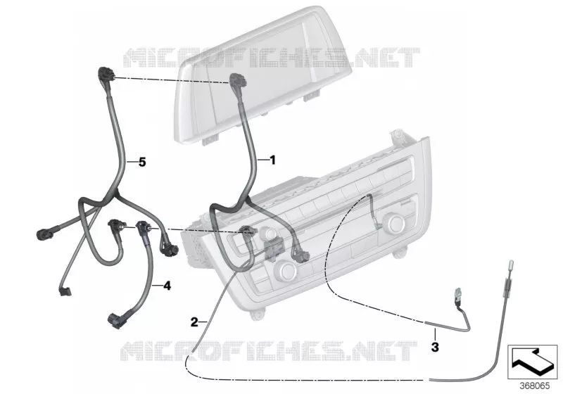 Jeu de câbles BMW BMW Série 4 2014 418d N 418d
