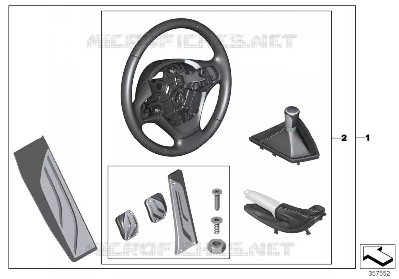 Kit de base intérieur BMW BMW Série 3 2012 320d N 320d