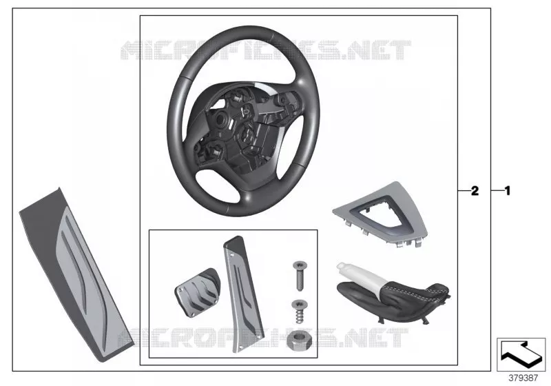 Kit de base intérieur BMW BMW Série 3 2012 320d N 320d