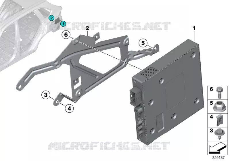 Module TV / support BMW BMW X3 2017 X3 20iX (TR55) N X3 20iX (TR55)