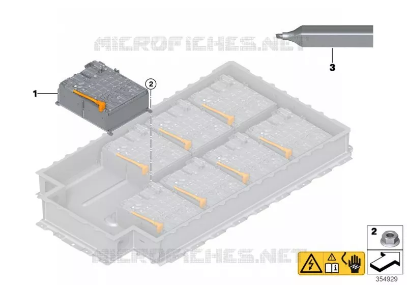 Module accumulateur haute tension BMW BMW i3 2017 i3 A i3 94Ah Rex