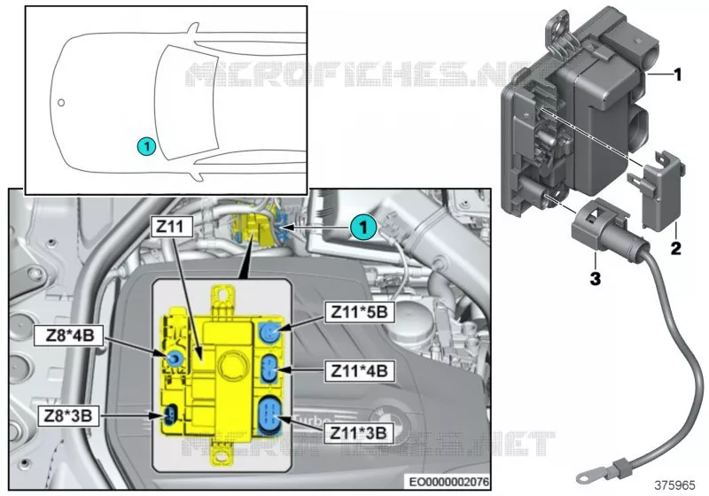 Module dalimentation intégré Z11 BMW BMW Série 1 2012 M135i N M135i
