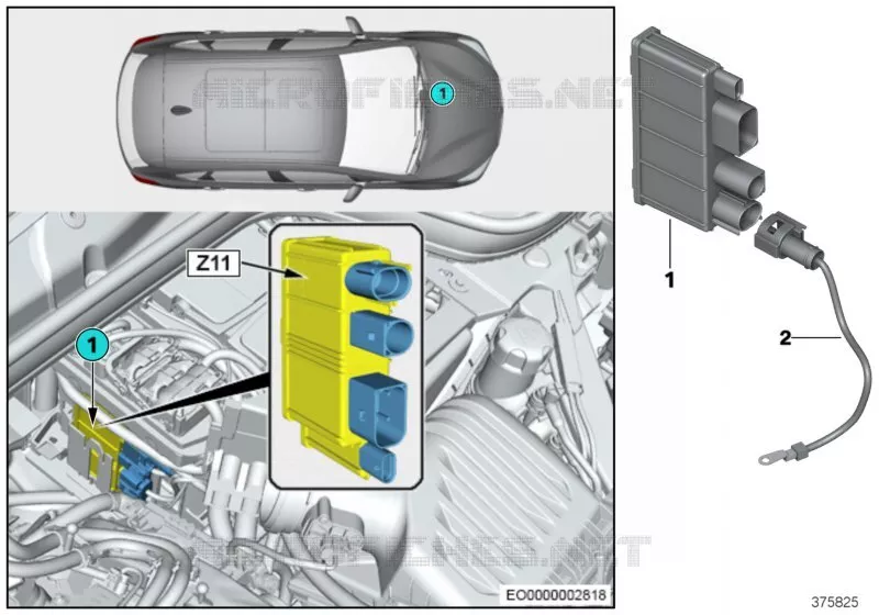 Module dalimentation intégré Z11 BMW BMW Série 2 2014 220i N 220i