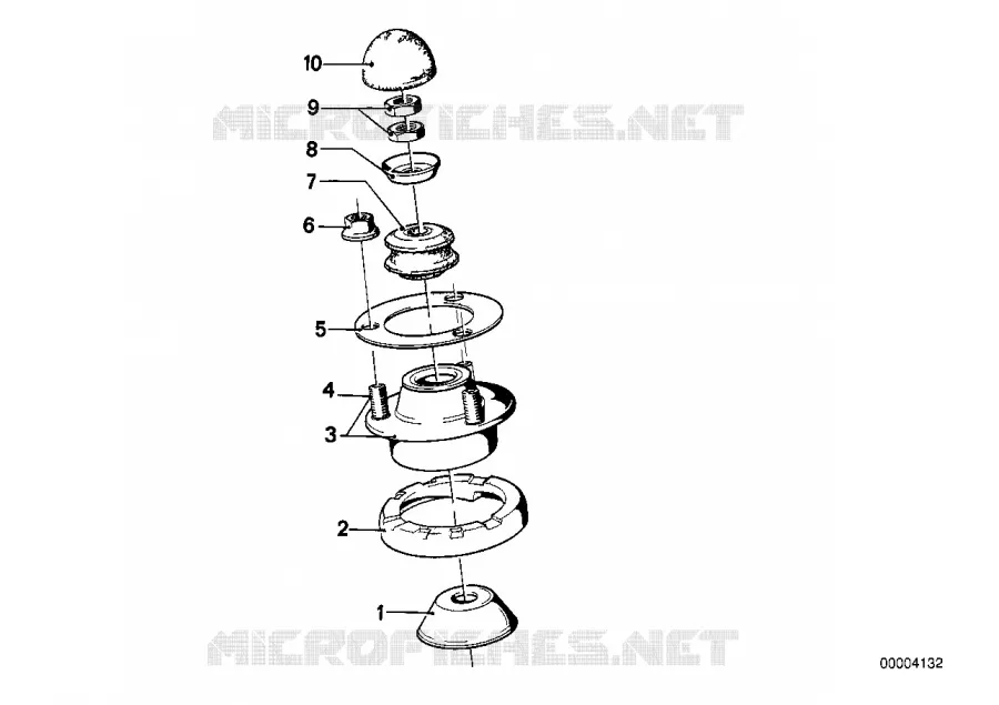Pièces de palier/semelle de ressort BMW BMW Série 6 1982 628CSi M 628CSi