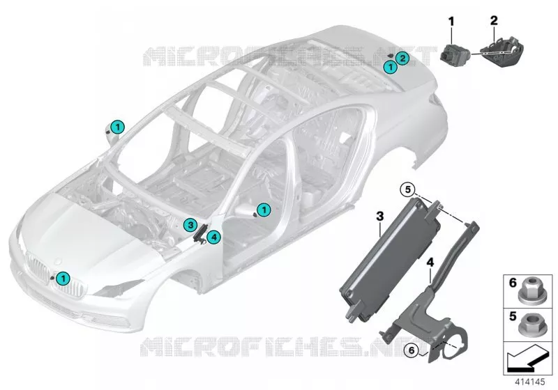Surround View BMW BMW Série 5 2016 M5 A M5